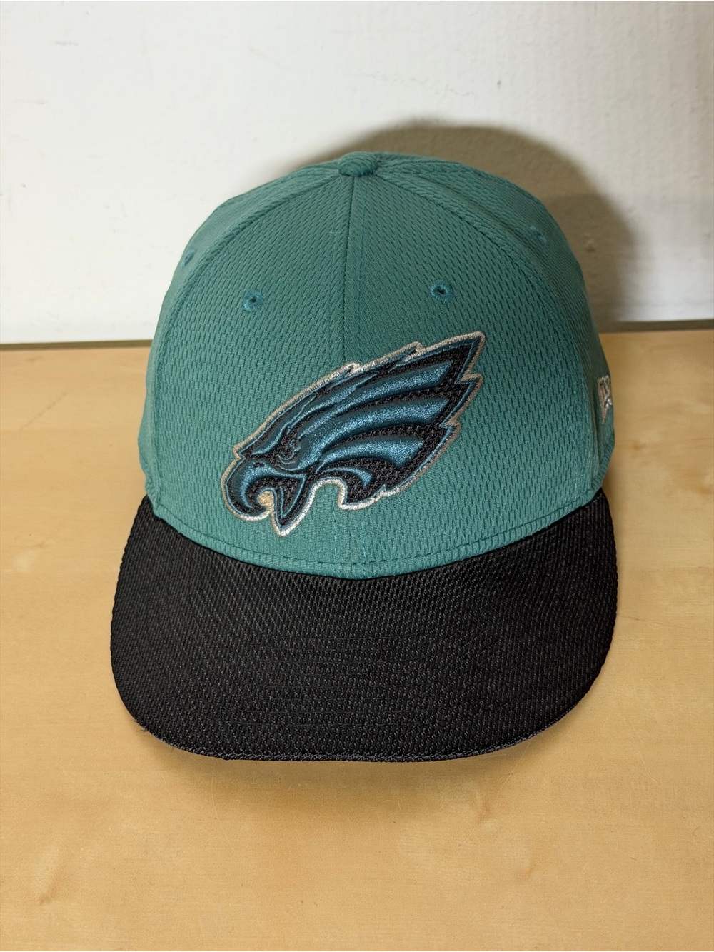 New Era Philadelphia Eagles Midnight Green 2021 Sideline Road 59FIFTY Hat 7 1/2